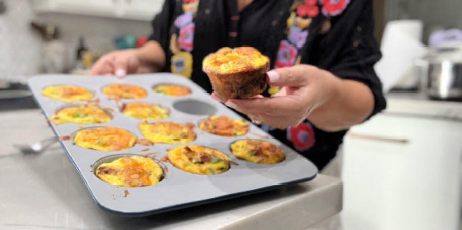 Crispy Potato High Protein Egg Bites are a Meal Prep Win!