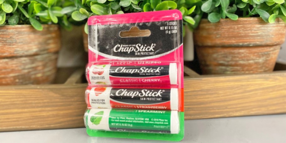 ChapStick Lip Balm 3-Pack Just 98¢ Shipped on Amazon (Reg. $4)