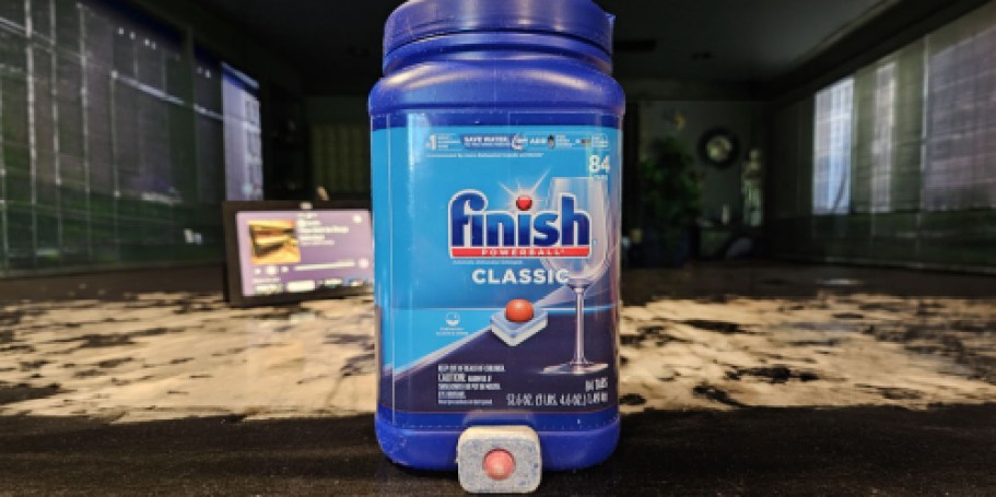 Finish Dishwasher Tabs 84-Pack Only $11.53 Shipped on Amazon (Reg. $15)