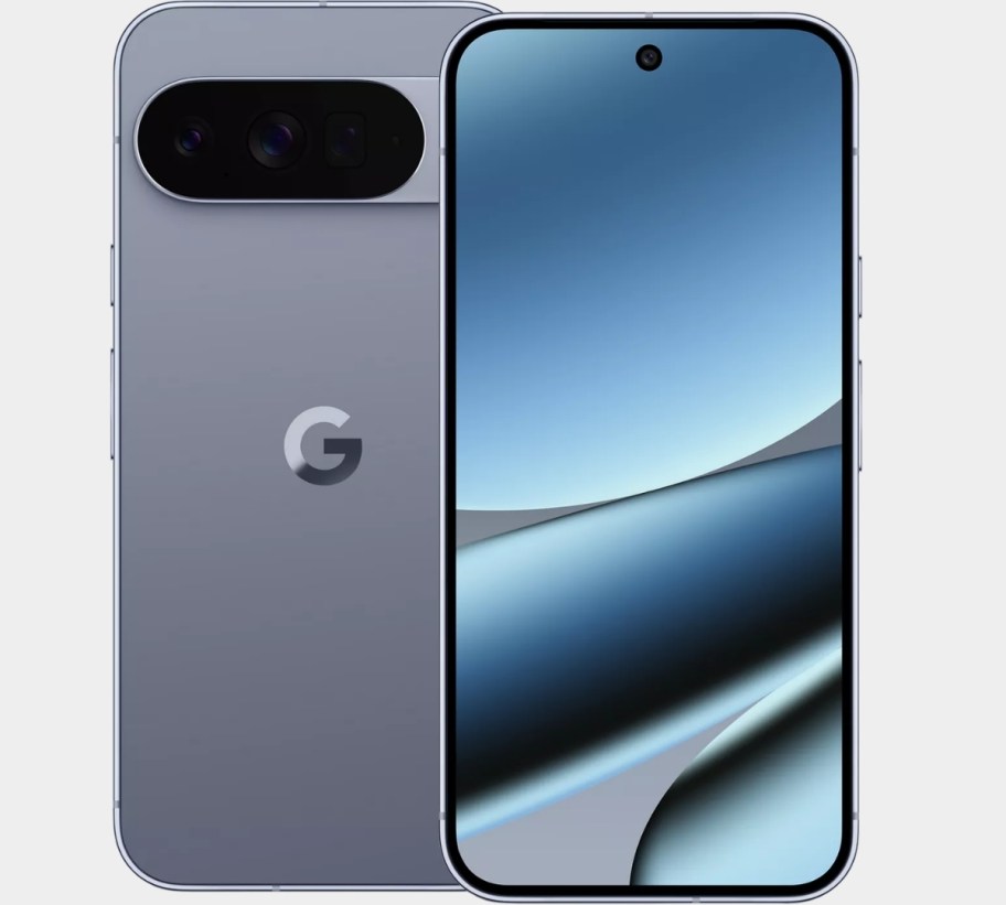 a google pixel 10 pro XL phone front and back