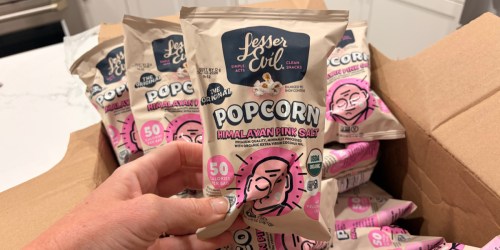 LesserEvil Popcorn 24-Pack Just $7.95 Shipped on Amazon