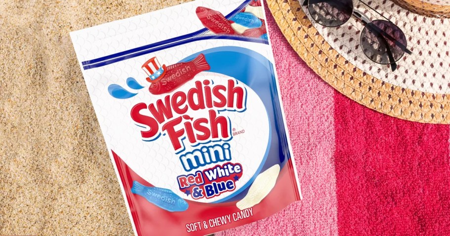 Swedish Fish Mini Red White & Blue Just $5.84 Shipped on Amazon