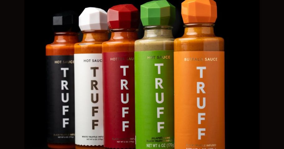 Bottles of TRUFF Hot Sauce