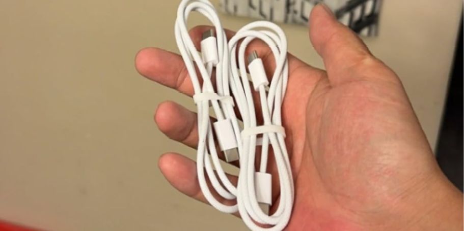 USB-C Charging Cables 2-Pack Just $2.49 on Amazon (Reg. $10)