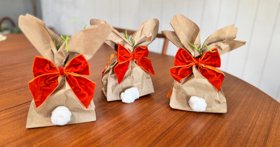 diy easter bunny gift bags 