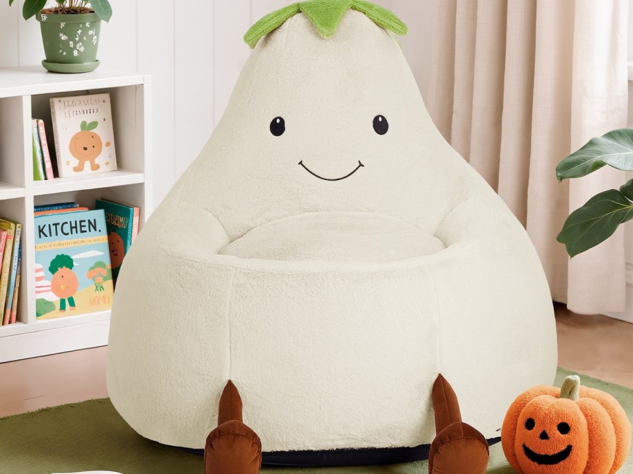eggplant beanbag chair