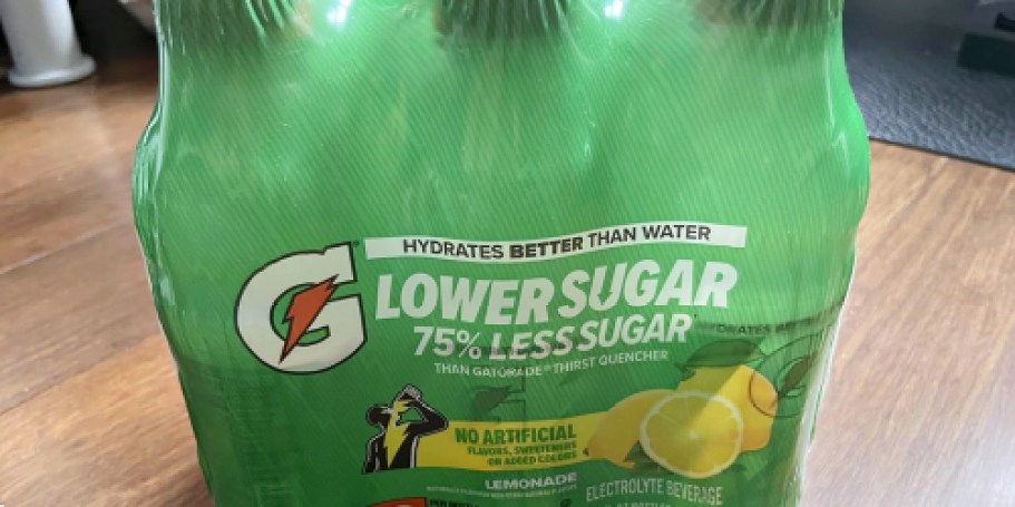Gatorade Lower Sugar Lemonade 12-Pack Just $6.59 Shipped on Amazon