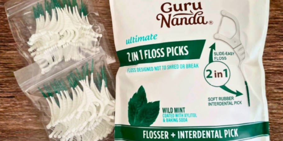 4 Bags of GuruNanda Dental Floss Picks Just $3.61 Shipped on Amazon