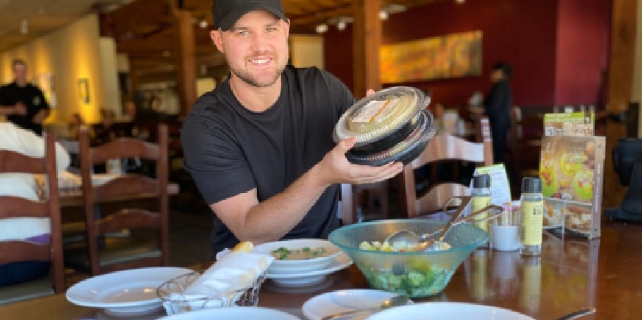 Last Chance to Get TWO Olive Garden Meals for Just $14.99 Delivered