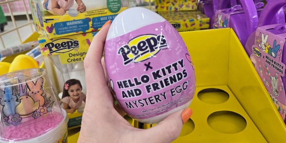 hand holding mystery egg 