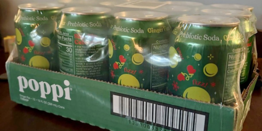 Poppi Soda Holiday Ginger Fizz 12-Pack Just $15.84 Shipped on Amazon