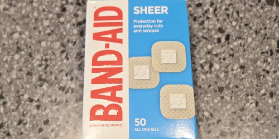 Band-Aid Sheer Spots Bandages 50-Count Just $1.84 Shipped on Amazon