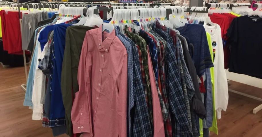 men's clothing clearance in store