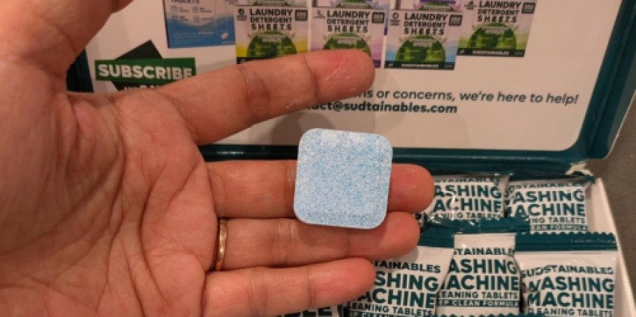 Washer Cleaning Tablets 24-Pack Only $6 Shipped on Amazon (1-Year Supply)