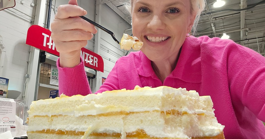 You’ll Want to Eat This Costco Peach Cake at the Store – It’s That Good!