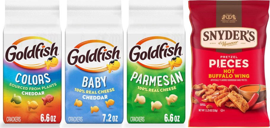 variety of snacks 