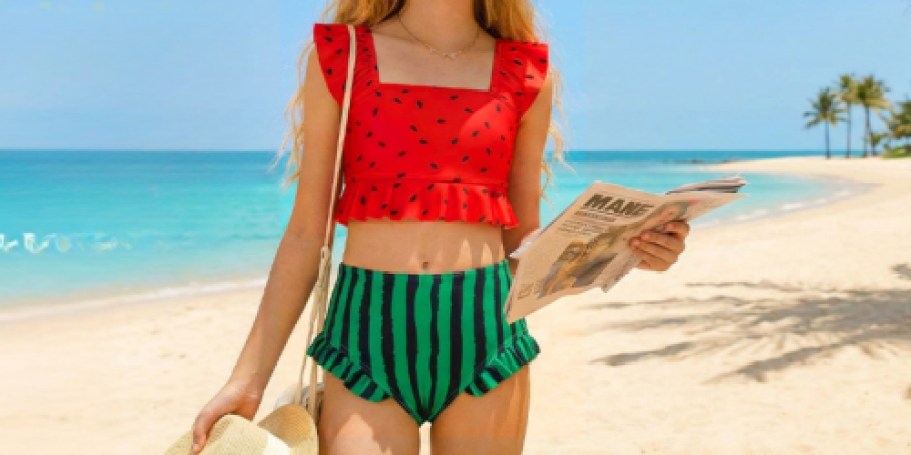 Up to 50% Off Girls Swimsuits on Amazon | Cute Styles from $9.89