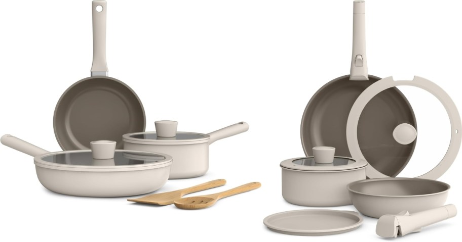 stock images of bella nonstick cookware sets with accessories 