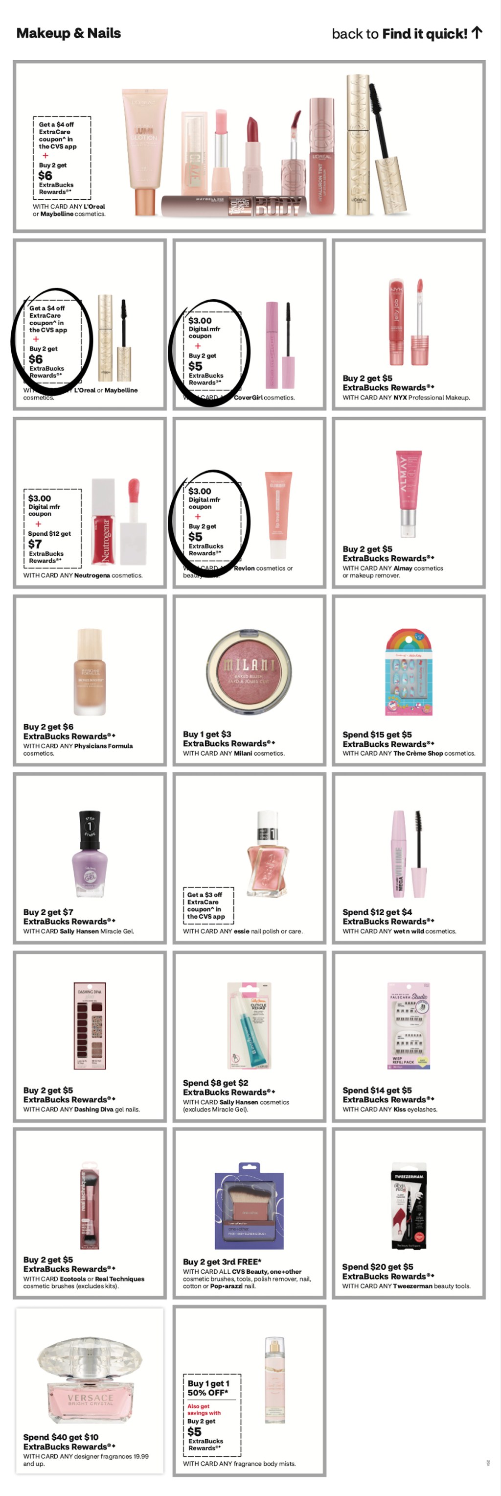 page from CVS ad