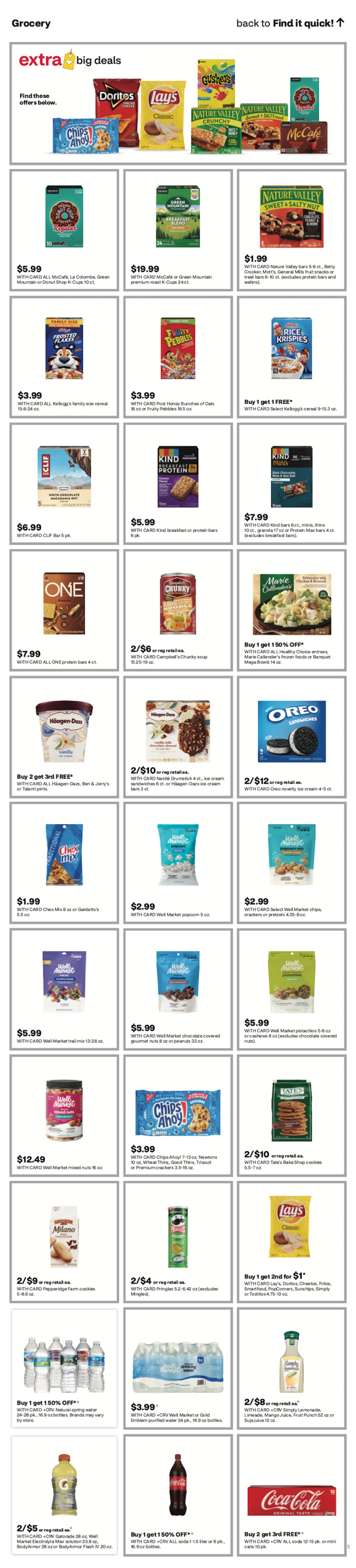 page from CVS ad