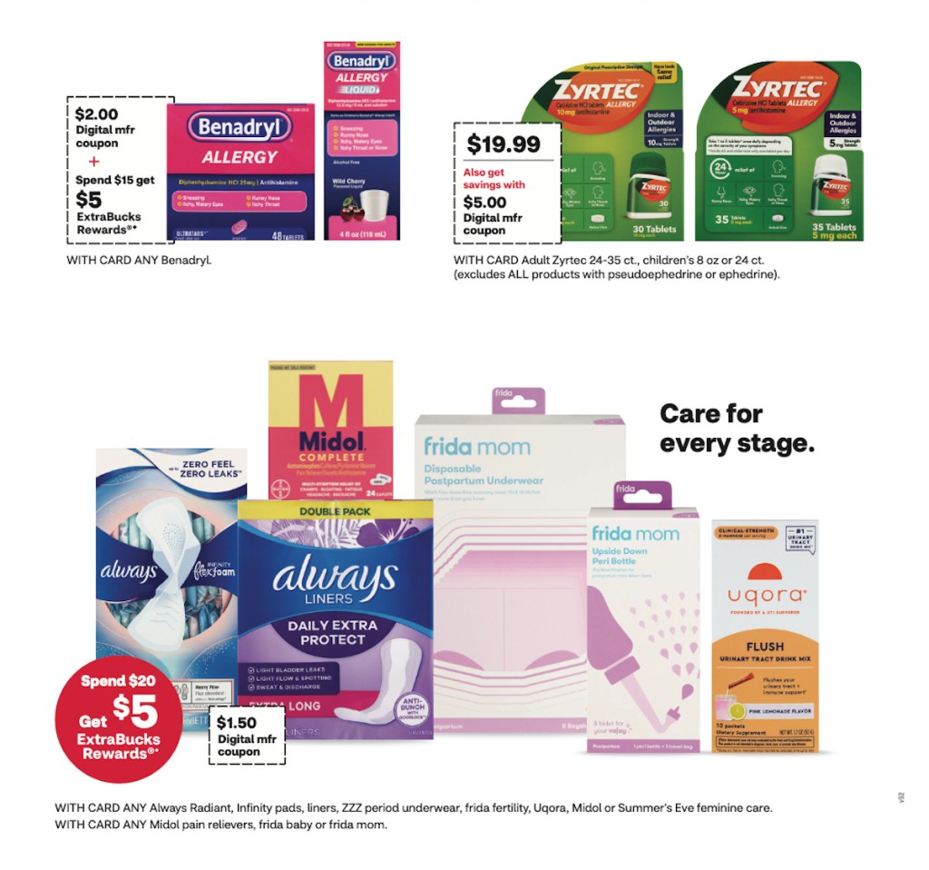 page from CVS ad