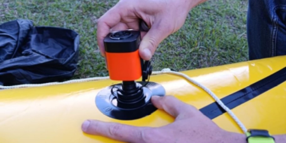 Mini Air Pump Just $18.69 AND Has Built-In Light (Beach & Camping Must-Have!)