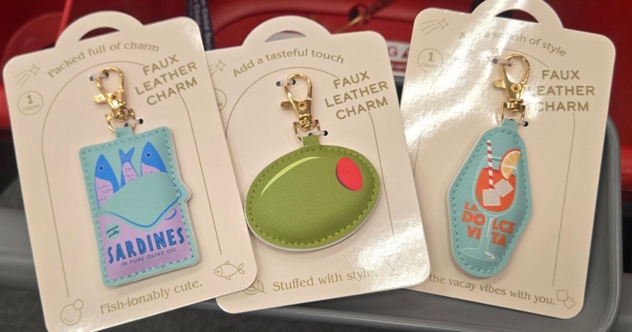 Faux Leather Charms