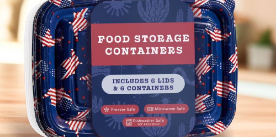 Cook With Color Patriotic Food Storage Containers 6-Pack Just $4.97 on Walmart.com