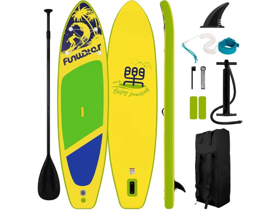 Inflatable paddleboard set 