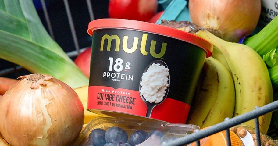 MULU High Protein Cottage Cheese 16oz cup in shopping cart