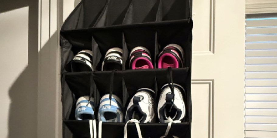 Over-the-Door Shoe Organizer Just $13.86 Shipped for Amazon Prime Members (Reg. $25)