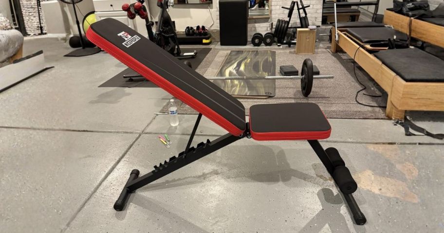 NicePeople Adjustable Weight Bench in gym