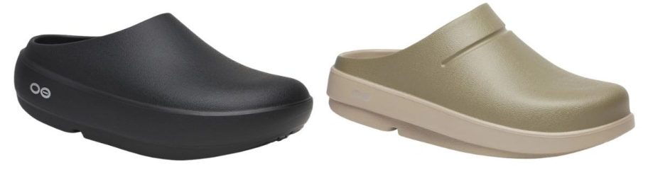 OOFOS Cloog PLUS Women's Clogs and OOcloog Women's Luxe Clogs