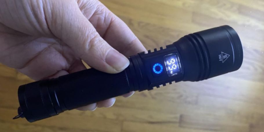 Rechargeable LED Flashlight 2-Pack Just $9.59 on Amazon (Just $4.80 Each)