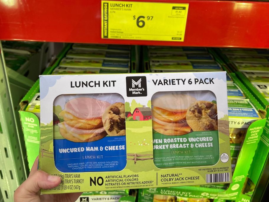 Member's Mark Uncured Ham & Turkey Lunch Kit 6-Pack