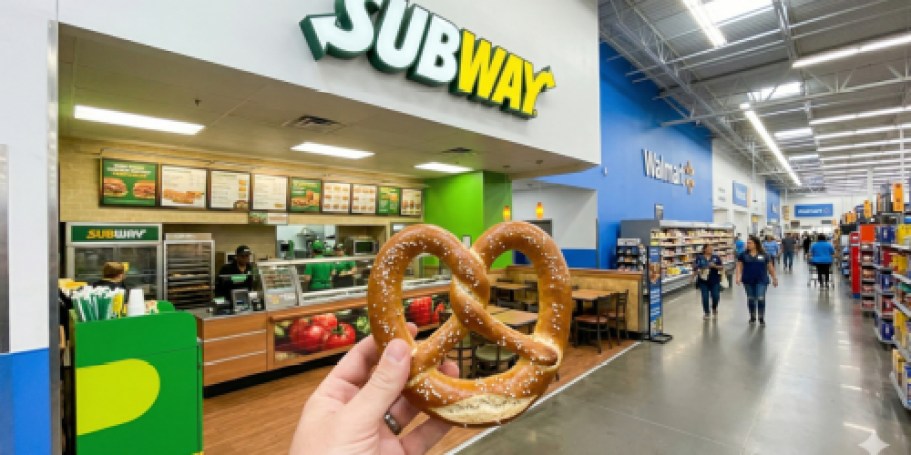$1 SUPERPRETZEL at Subway Inside Walmart Stores – Today ONLY