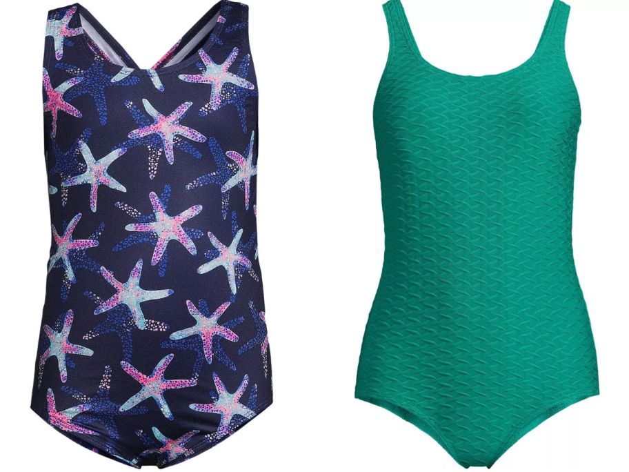 Stock images of two swimsuits