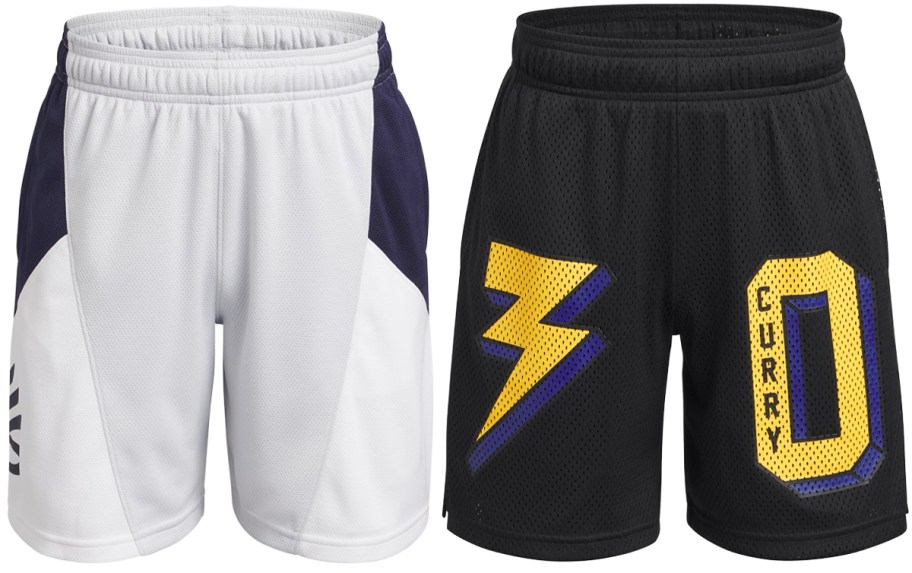 Under Armour Boys Curry Splash Shorts and Curry Signature Shorts