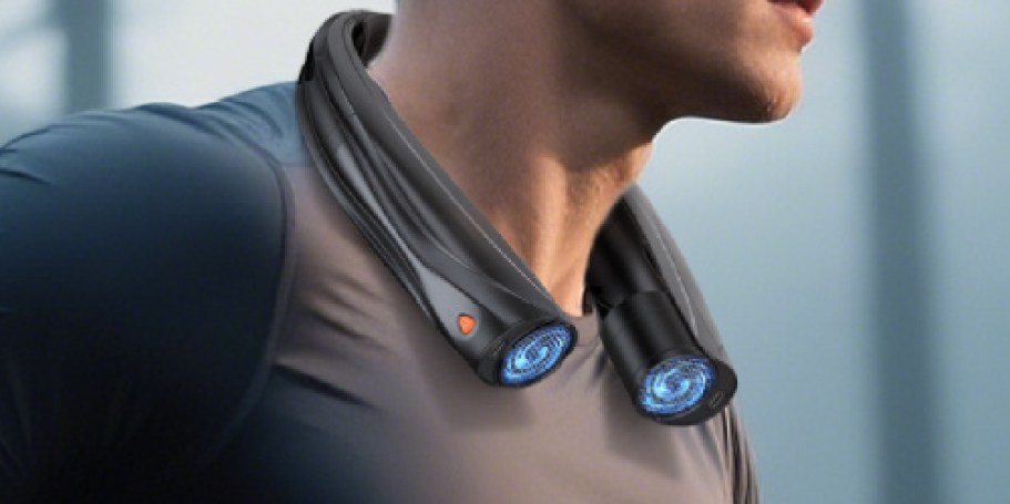 Portable Neck Fan Just $13.49 Shipped on Amazon (Reg. $50)