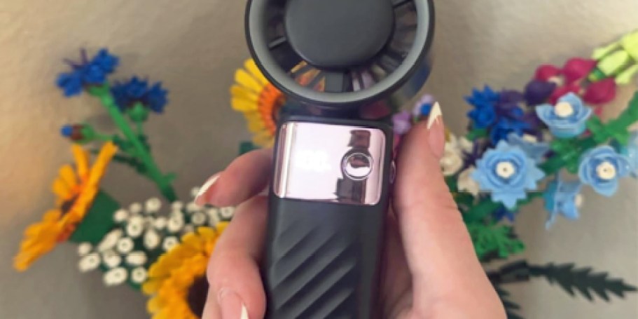 Portable Rechargeable Fan Just $5.99 Shipped for Amazon Prime Members (Reg. $16)