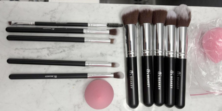 Makeup Brush 12-Piece Set Only $6 on Amazon | Thousands of 5-Star Reviews