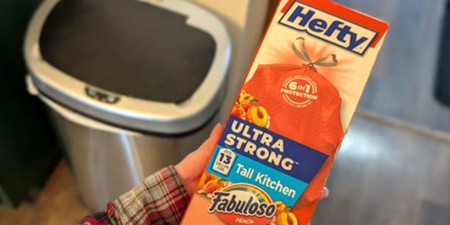 New Hefty Peach-Scented Trash Bags at Walmart