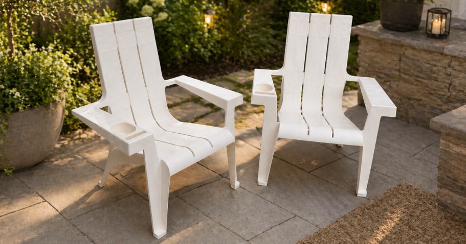 Stackable Adirondack Chairs w/ Cup & Phone Holders Just $17.50 at Target