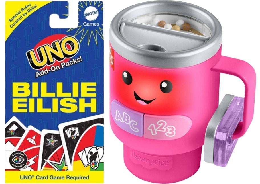 uno billie eilish and laugh and learn mug