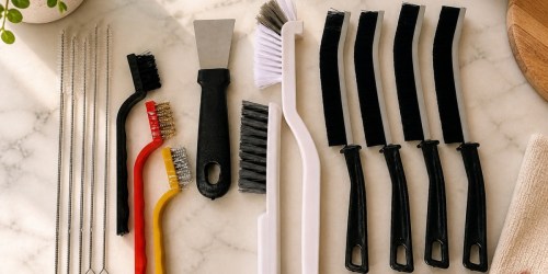 Crevice Cleaning Brush 15-Piece Set Only $5 on Amazon