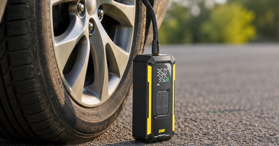 Portable Air Compressor Only $14.99 on Amazon (Reg. $50)