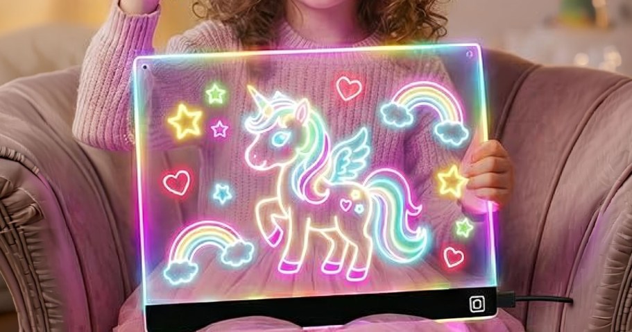 LED Drawing Board Only $9.99 on Amazon (Reg. $20)