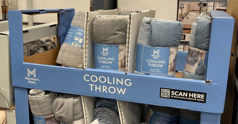 Cooling Throws Only $14.94 at Sam’s Club (Great for Hot Sleepers!)