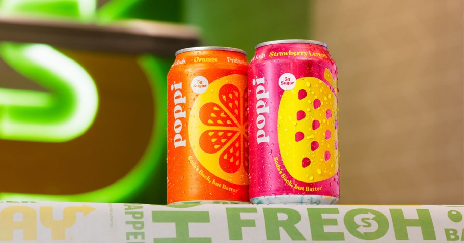 Score a FREE Poppi at Subway Today Only!