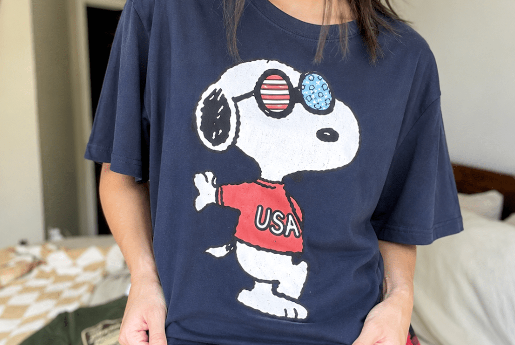 snoopy USA tee 